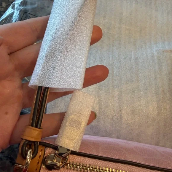 Coach Powder Pink Signature Wristlet - Picture 6 of 16